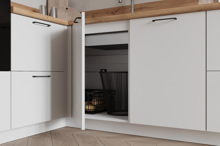 КГ Угловой 1500х3150 (без пм) Эмаль, Белый  Арника РМ в.3