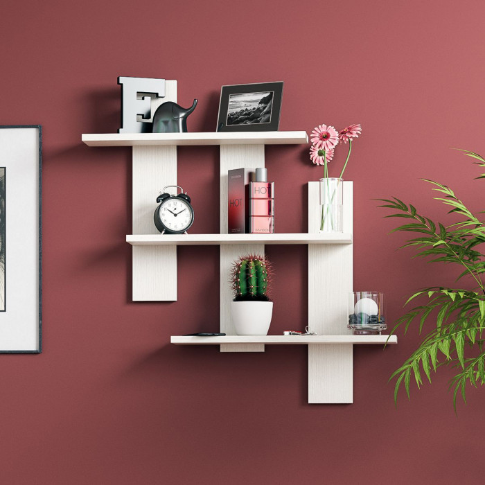 Полка СВК-5, цвет дуб лоредо, ШхГхВ 84х13,6х88 см.