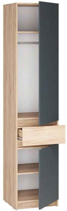 мс для прихожей Стоуби ШК-500 дуб крафт золотой/серый графит