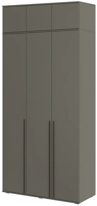 Прямая композиция шкафов Норд, Графит/Графит софт