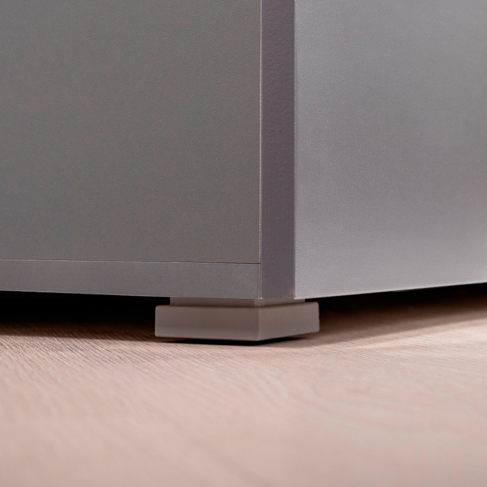 Октава Прихожая 29, серый графит/дуб крафт золотой/фасады МДФ серый графит