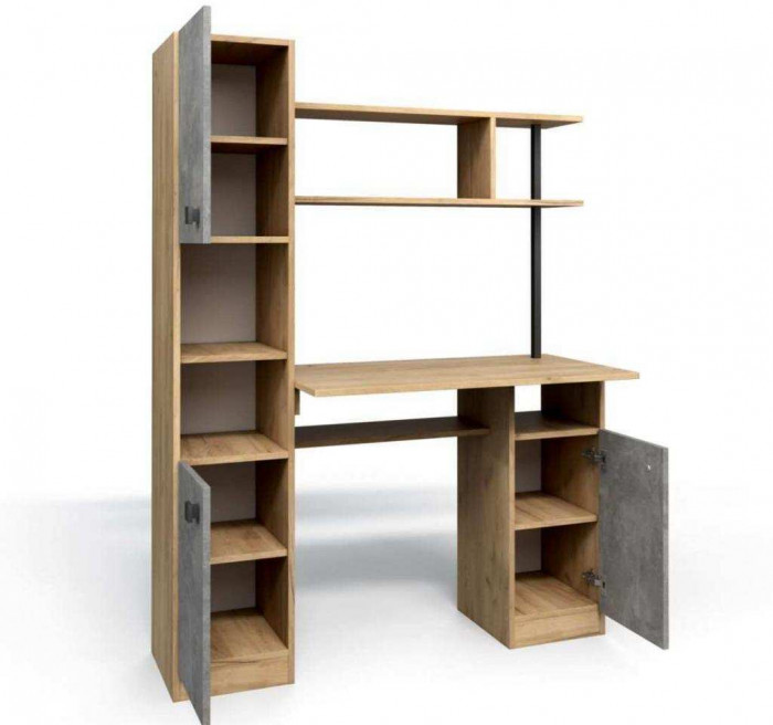 Стол компьютерный СК-7 дуб крафт/ателье