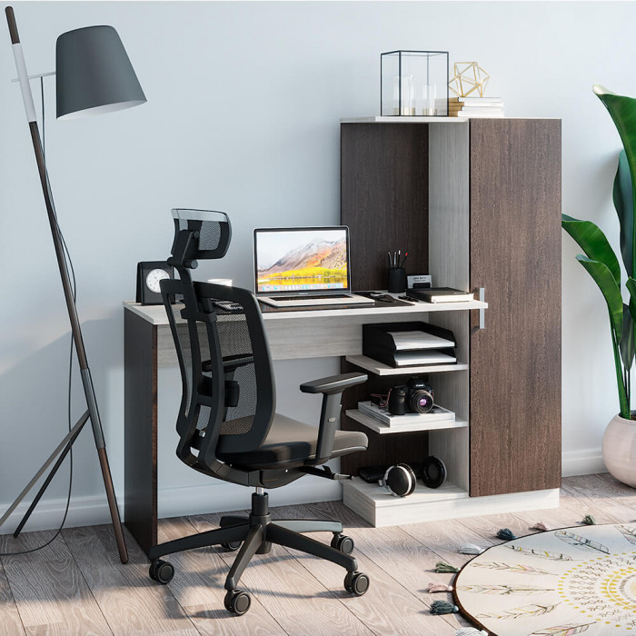 Стол компьютерный Бейсик, венге/лоредо