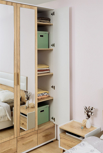 Спальня Айрис. Комплект 3, дуб золотистый