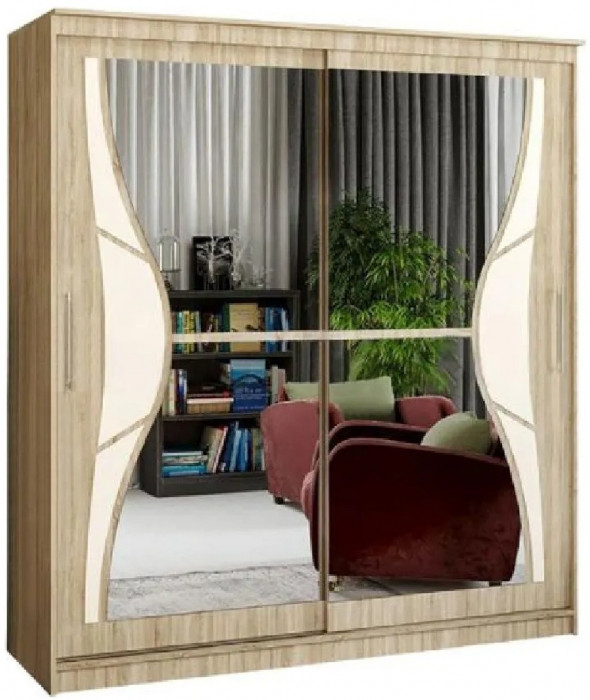 Шкаф-купе Элегант 1 1700 (Сандал светлый)