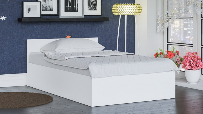 Мори Кровать 1200, белый