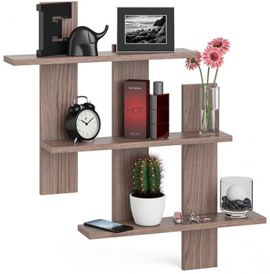 Полка СВК-5, цвет ясень шимо тёмный, ШхГхВ 84х13,6х88 см.