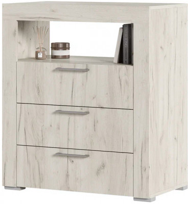 Гранд комод К2 (800х917х449) дуб крафт белый