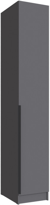 Модульная гостиная Мадрид, композиция 6, Белый/Графит серый