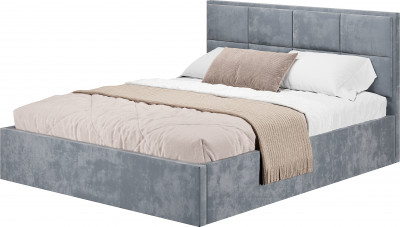 Кровать 160х200 с реечным настилом Линда КР-16, Стальной