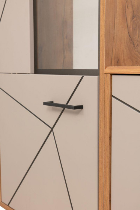 Шкаф комбинированный Гамма 54.14 Таксония/Грэй