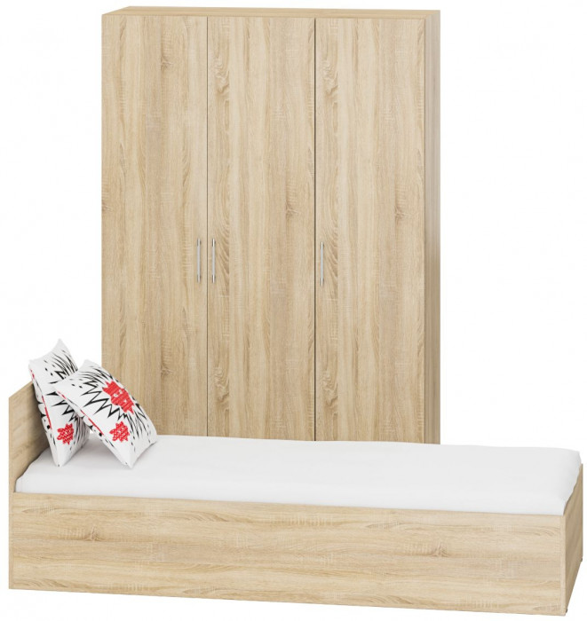 Спальня Стандарт 1-0800, дуб сонома