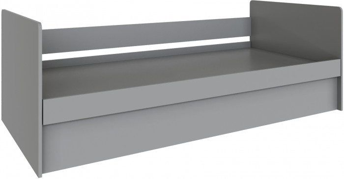 Кровать Мадрид (0,9) с подъемным механизмом, Камень серый