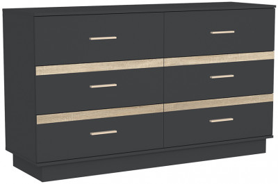 Комод 4 Анона, антрацит