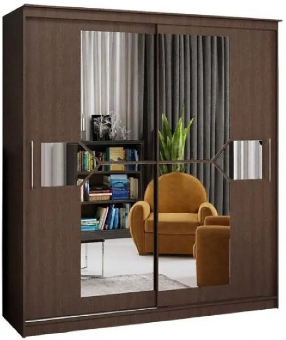 Шкаф-купе Элегант 2000 (Дуб Сонома)