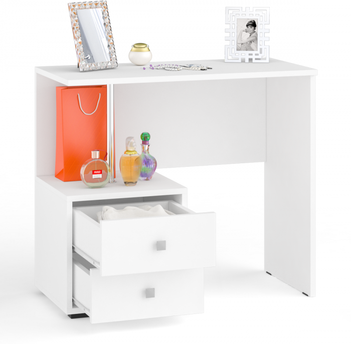 Камелия Стол косметический, белый