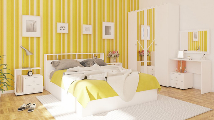 Камелия Стол косметический, белый