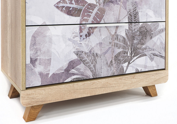 Комод "Мегаполис" КМ-02 Дуб каньон/фотопечать "Бали"