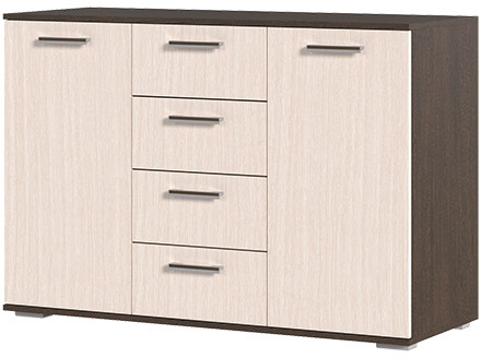 Комод К-2 венге/дуб белфорд