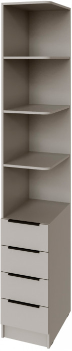 Угловое завершение Мадрид (0,35) с 4 ящ. правое, Кашемир