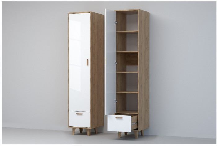 Эго Пенал П-1 НГ (Камень Темный/Бетон Светлый)