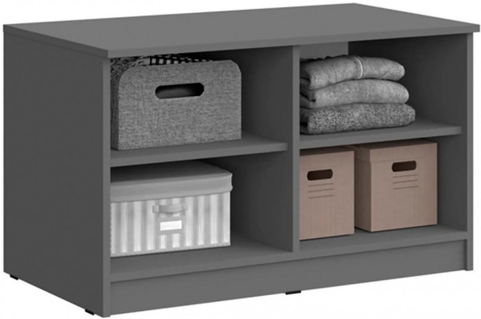 Челси Антресоль-тумба универсальная (Белый глянец, Белый)