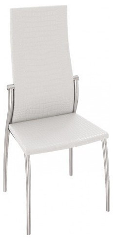 Комфорт-М Стул СМ-СРП-048 Гранд (Каркас Эмаль Бриллиант, Бежевый Аллигатор к/з 218 (белый перламутр))