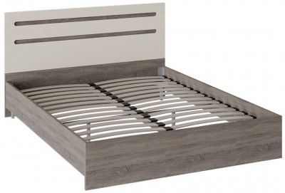 Фьюжн ТД-260.01.03 Кровать (Бежевый, Дуб Сонома трюфель)