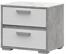 Денвер ТБ-01 Тумба Прикроватная (500 х448х354) ателье светлый/белый