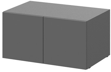 антресоль Берген А-800 серый графит/серый графит