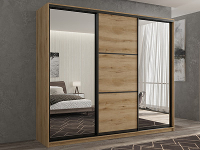 Шкаф-купе Кааппи 3 Эвок Прибрежный 210х45х230 см