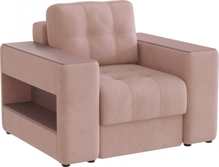 Кресло Доро, Пыльная роза/МДФ пудра