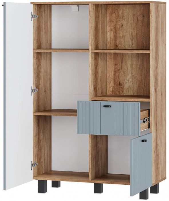 "Олива" ШК-16 шкаф Дуб каньон/Шарли бриз MF11