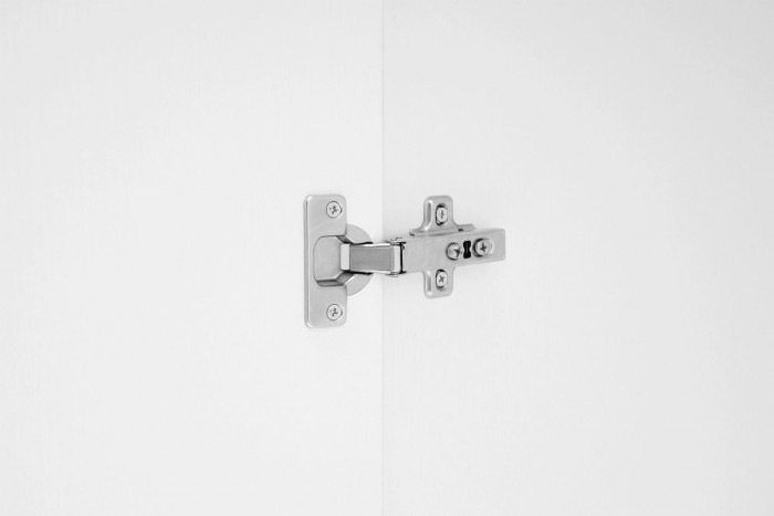 Шкаф распашной с наполнением (3 полки + штанга) ШК 5 (800), Белый