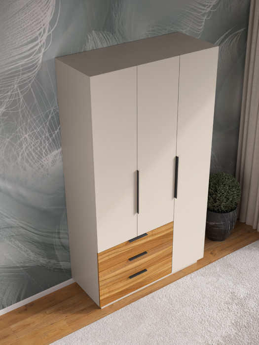 Шкаф 3-х дверный с ящиками Лимар-01