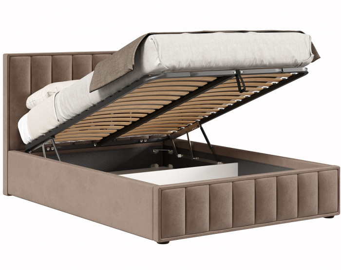 Кровать с подъёмным механизмом 1800 Анкона, какао