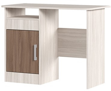 СТОЛ КОМПЬЮТЕРНЫЙ №4 (0,97х0,5х0,75) шимо темный/шимо светлый