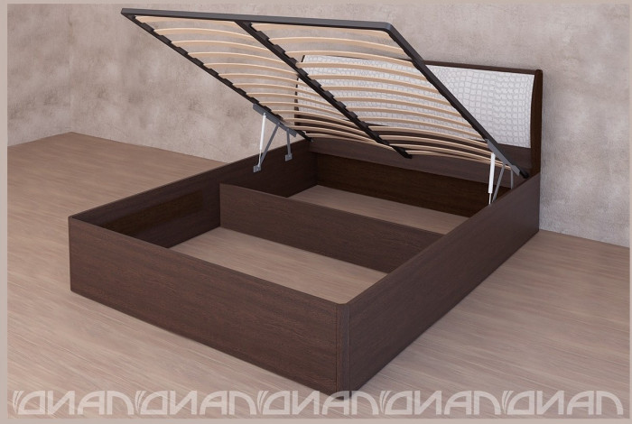 Кровать Кэт-4 арт.033 с подъёмным механизмом 160*200 (Венге)