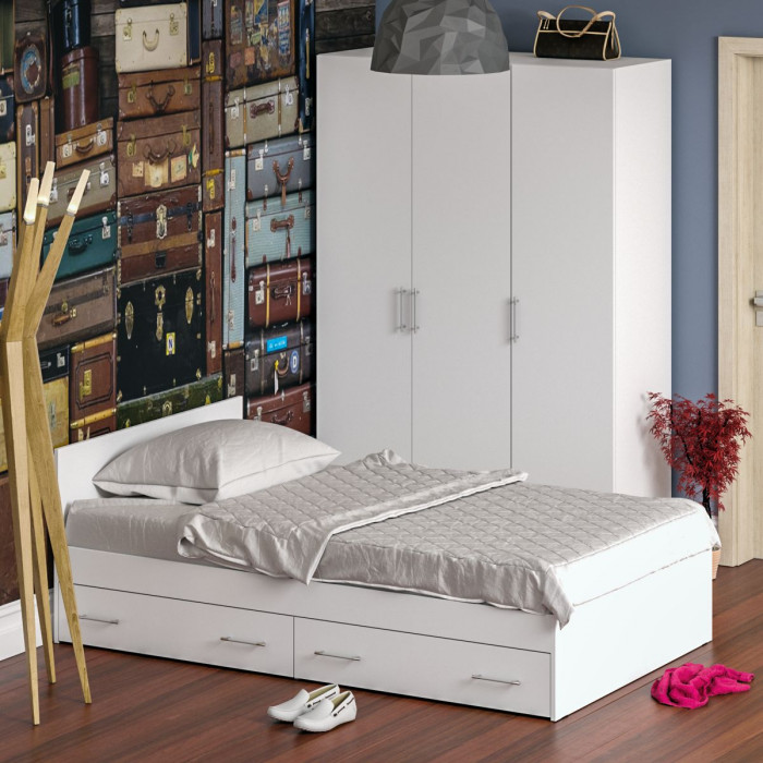 Спальня Стандарт 1-1200Я, белый