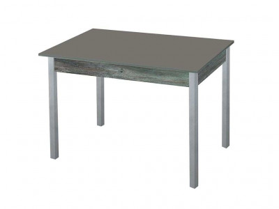 Альфа фотопечать стол обеденный раздвижной / графит/пасадена/металлик