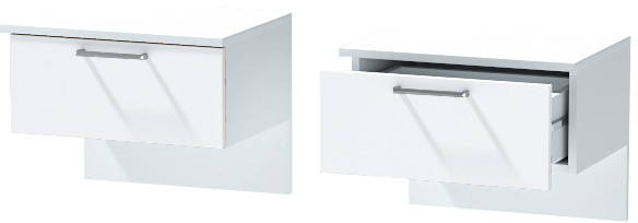 Тумба приставная "Иннэс-7", Белый