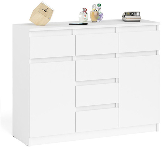 Мори Комод МК1200.4, цвет белый, ШхГхВ 120,4х41х94 см.