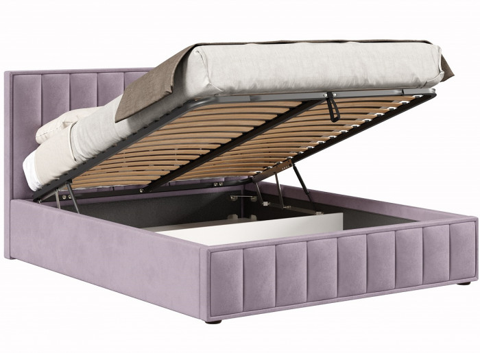 Кровать с подъёмным механизмом 1600 Анкона, лаванда