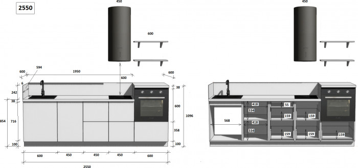 КГ 2550 ПВХ, Магнолия Арника РМ в.6