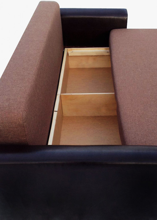 Диван-книжка Париж, 150х195, жаккард/экокожа