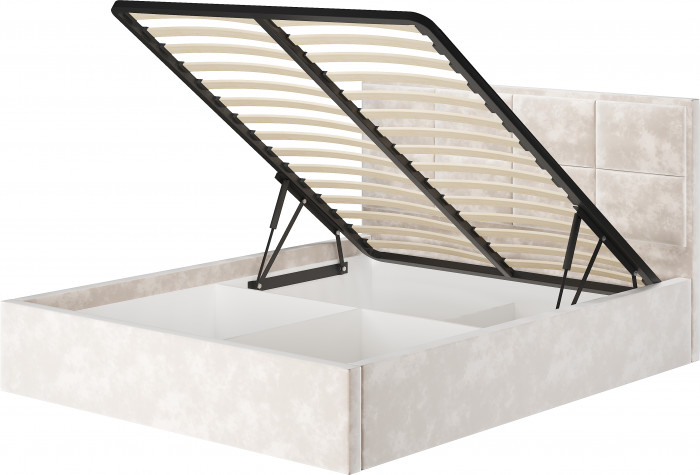Кровать 160х200 с подъемным механизмом Линда КР-16, Миндаль