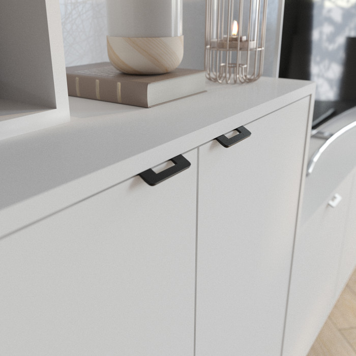 Гира Гостиная, дуб крафт золотой/белый