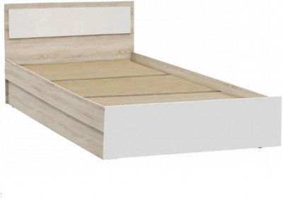 Мартина Кровать 90 (Дуб Сонома / белый)