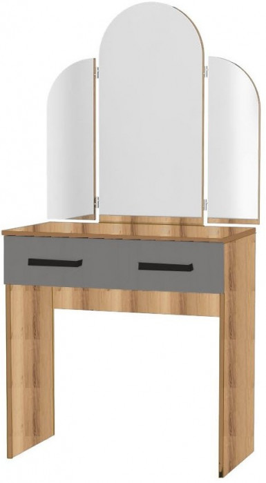 Модульная спальня Бася, композиция 3 (Дуб крафт/ Графит)