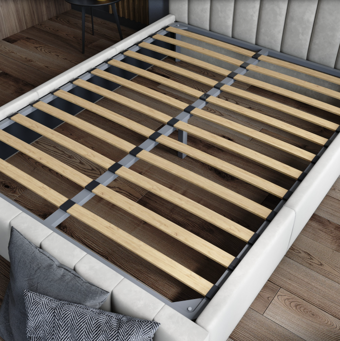 Нега Кровать интерьерная 160 коричневый, ортопед